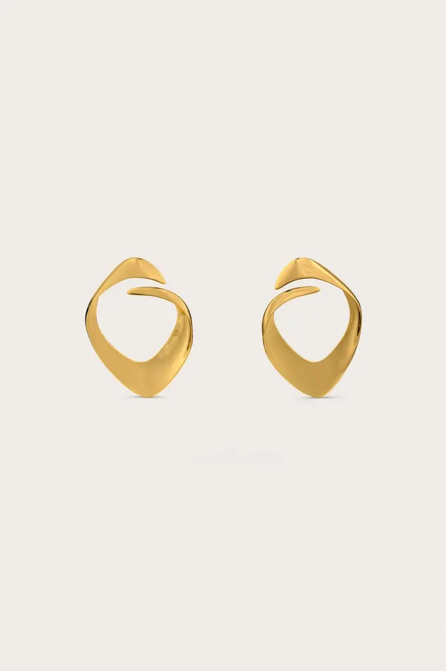 Jewelry Women Cult Gaia LOLA EARRING 8211 SHINY BRASS