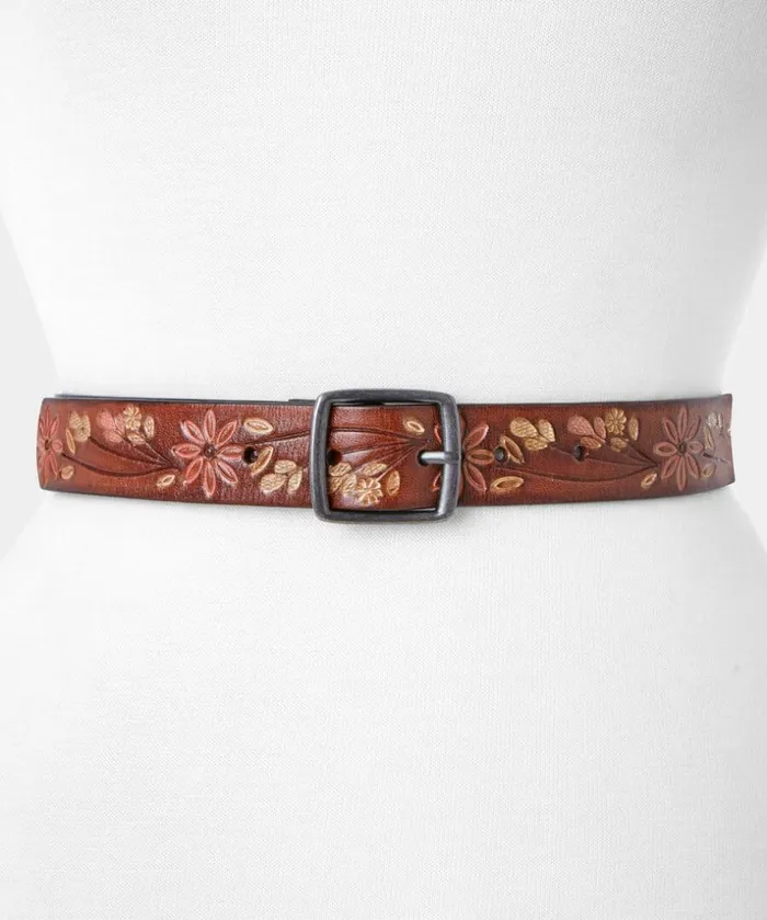 Joe Browns Accessories and Jewellery California Tooled Leather Belt 8211 Women