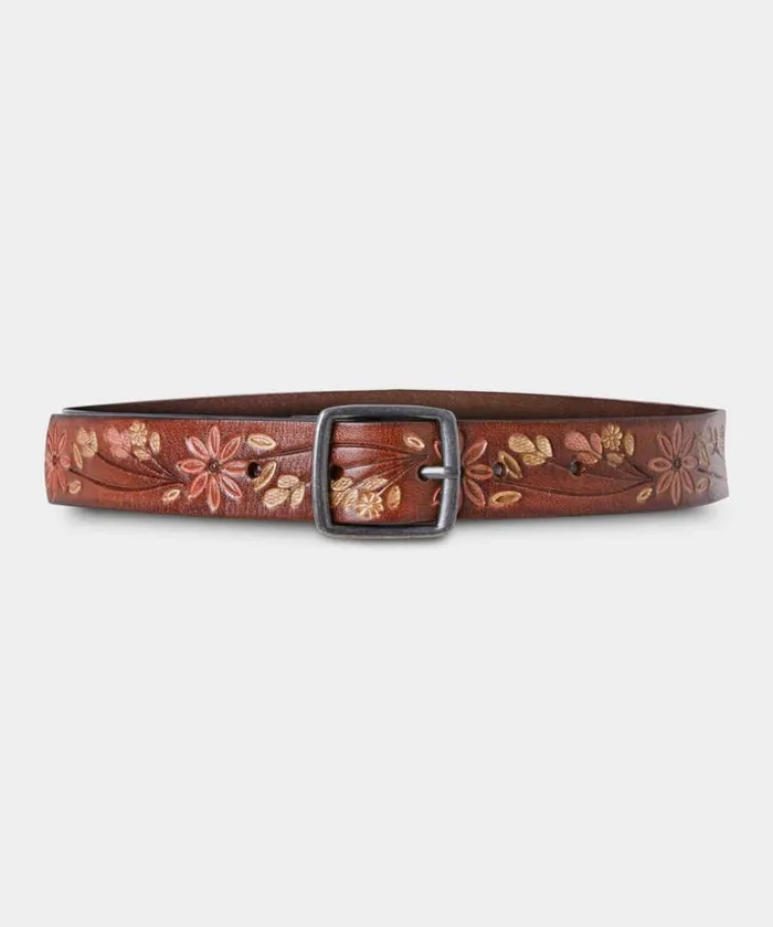 Joe Browns Accessories and Jewellery California Tooled Leather Belt 8211 Women Joe Browns Accessories and Jewellery California Tooled Leather Belt 8211 Women
