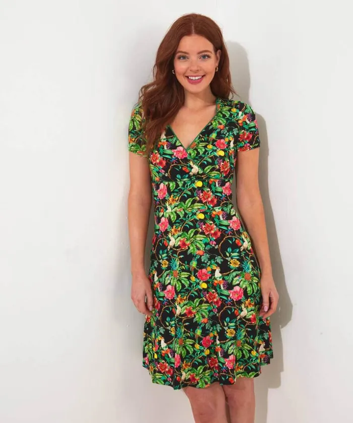 Joe Browns Dresses Pretty Parrot Jersey Dress 8211 Women