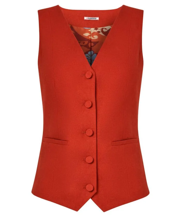 Joe Browns Jackets and Coats Lyla Linen Blend Waistcoat 8211 Women Joe Browns Jackets and Coats Lyla Linen Blend Waistcoat 8211 Women