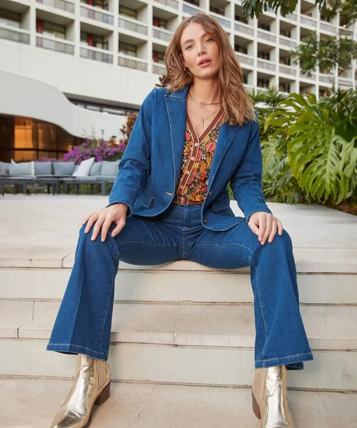 Joe Browns Jackets and Coats The Aurora Denim Blazer 8211 Women Joe Browns Jackets and Coats The Aurora Denim Blazer 8211 Women