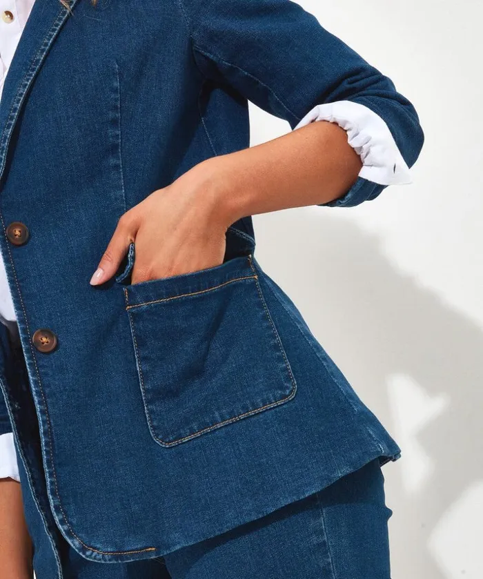 Joe Browns Jackets and Coats The Aurora Denim Blazer 8211 Women Joe Browns Jackets and Coats The Aurora Denim Blazer 8211 Women