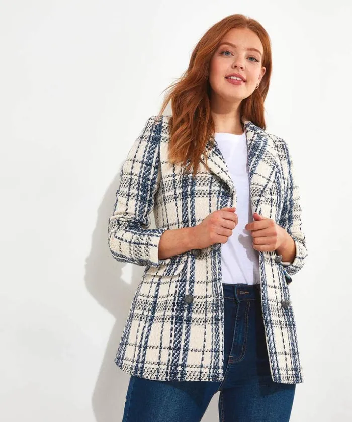 Joe Browns Jackets and Coats The Ella Checked Jacket 8211 Women