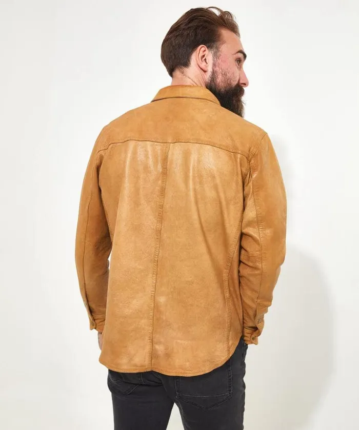 Joe Browns Shirts Sunbaked Leather Shirt 8211 Men Joe Browns Shirts Sunbaked Leather Shirt 8211 Men