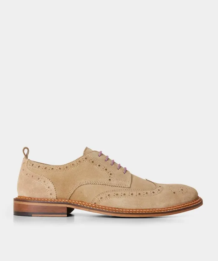 Joe Browns Shoes Double Rand Suede Brogues 8211 Men