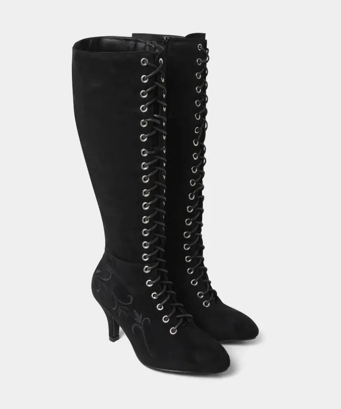Joe Browns Shoes Sandals and Boots Layla Lace Up Embroidered Boots 8211 Women Joe Browns Shoes Sandals and Boots Layla Lace Up Embroidered Boots 8211 Women
