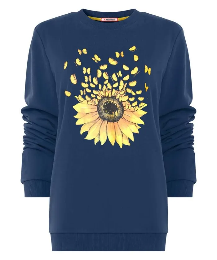 Joe Browns Tops Tunics and Blouses Scattered Sunflower Graphic Sweat 8211 Women Joe Browns Tops Tunics and Blouses Scattered Sunflower Graphic Sweat 8211 Women