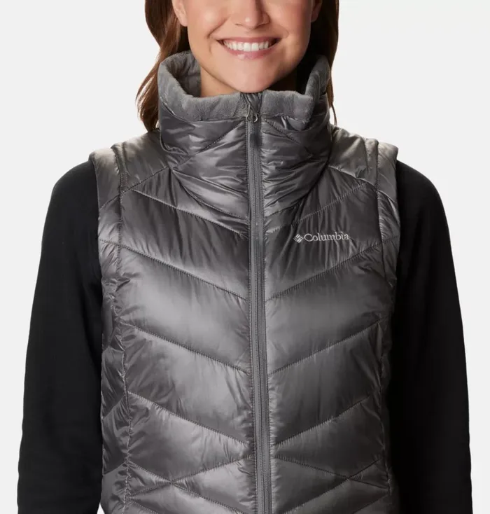Joy Peak Long Vest City Grey Womens Columbia Sportswear Vests