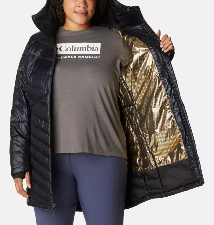 Joy Peak Mid Insulated Hooded Jacket 8211 Plus Size Black Womens Columbia Sportswear Insulated and Down Joy Peak Mid Insulated Hooded Jacket 8211 Plus Size Black Womens Columbia Sportswear Insulated and Down