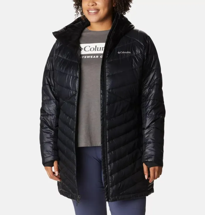 Joy Peak Mid Insulated Hooded Jacket 8211 Plus Size Black Womens Columbia Sportswear Insulated and Down Joy Peak Mid Insulated Hooded Jacket 8211 Plus Size Black Womens Columbia Sportswear Insulated and Down