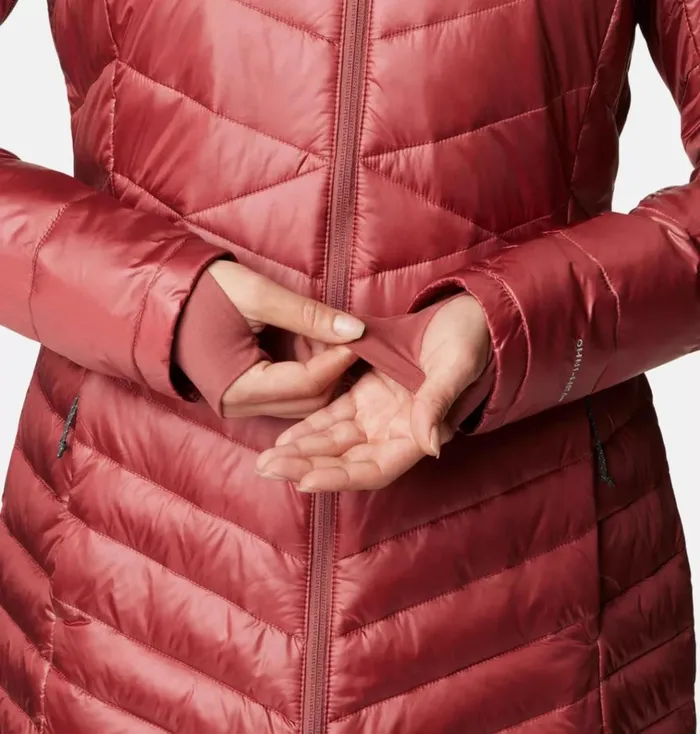 Joy Peak Mid Insulated Hooded Jacket Beetroot Womens Columbia Sportswear Insulated and Down Joy Peak Mid Insulated Hooded Jacket Beetroot Womens Columbia Sportswear Insulated and Down