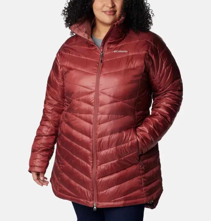 Joy Peak Mid Jacket 8211 Plus Size Beetroot Womens Columbia Sportswear Insulated and Down Joy Peak Mid Jacket 8211 Plus Size Beetroot Womens Columbia Sportswear Insulated and Down