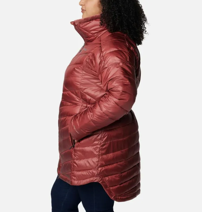 Joy Peak Mid Jacket 8211 Plus Size Beetroot Womens Columbia Sportswear Insulated and Down Joy Peak Mid Jacket 8211 Plus Size Beetroot Womens Columbia Sportswear Insulated and Down