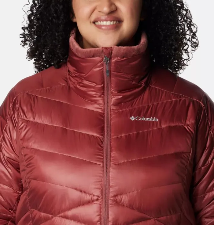 Joy Peak Mid Jacket 8211 Plus Size Beetroot Womens Columbia Sportswear Insulated and Down Joy Peak Mid Jacket 8211 Plus Size Beetroot Womens Columbia Sportswear Insulated and Down