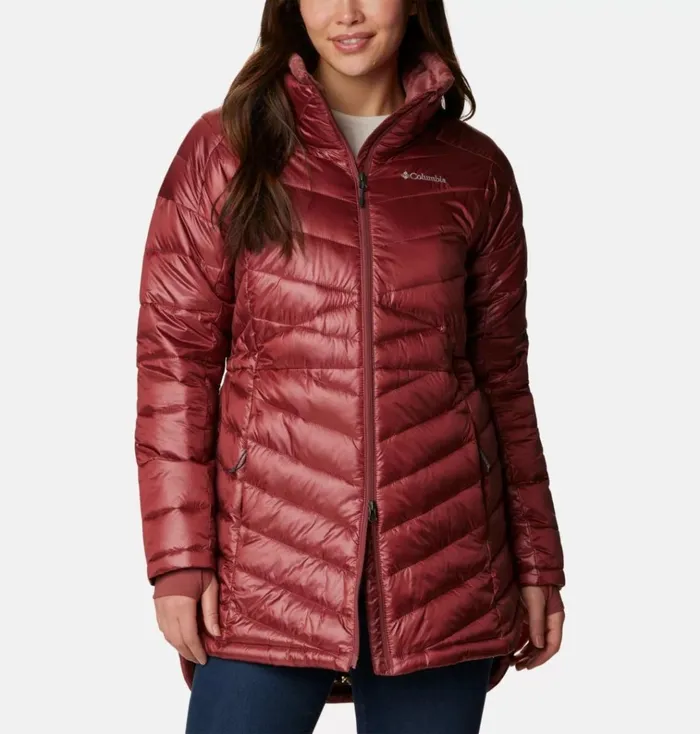 Joy Peak Mid Jacket Beetroot Womens Columbia Sportswear Insulated and Down