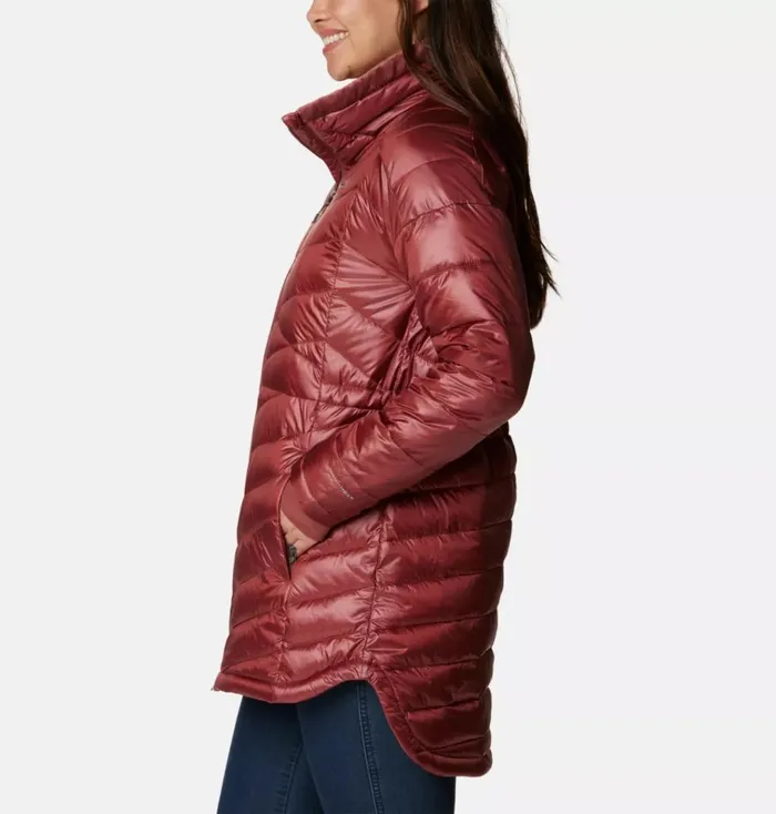 Joy Peak Mid Jacket Beetroot Womens Columbia Sportswear Insulated and Down