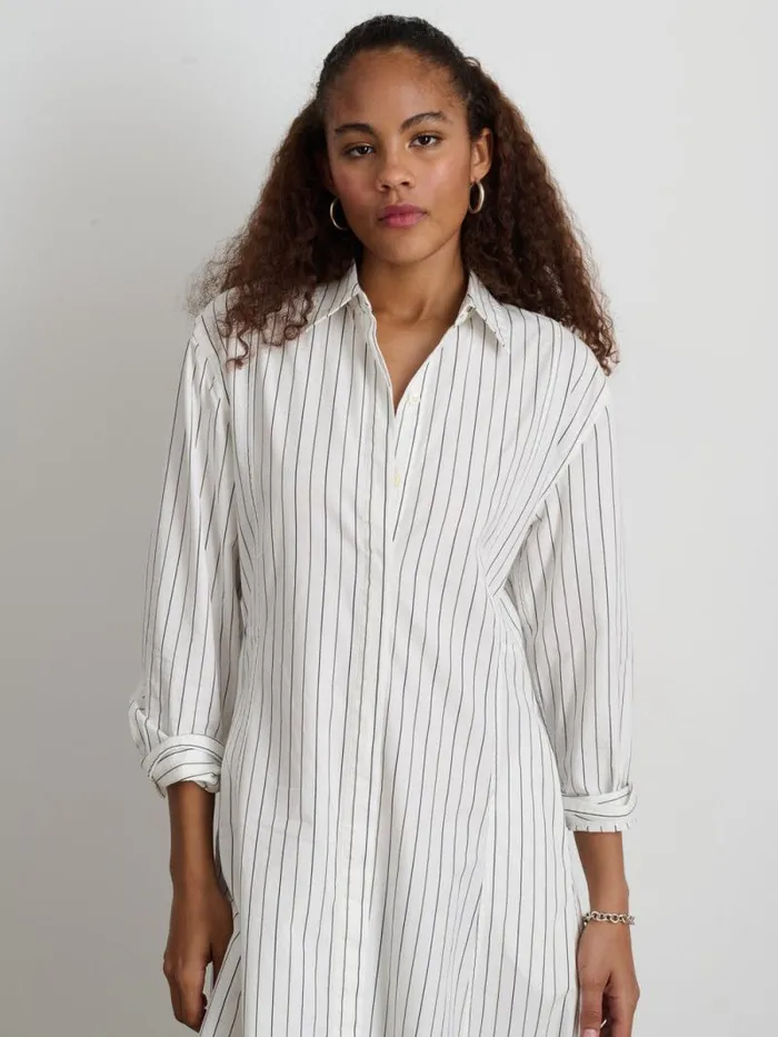 Jules Dress In Stripe Women Alex Mill Dresses Skirts