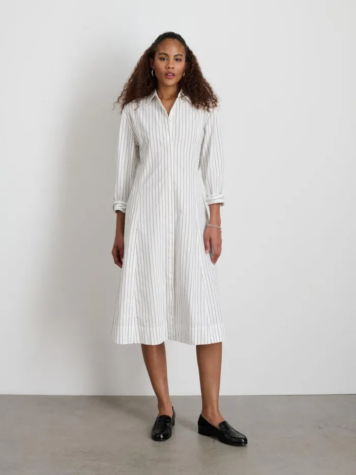 Jules Dress In Stripe Women Alex Mill Dresses Skirts