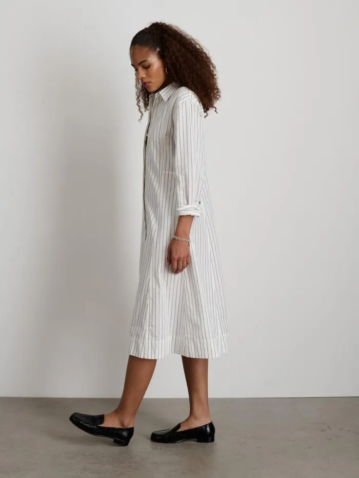 Jules Dress In Stripe Women Alex Mill Dresses Skirts