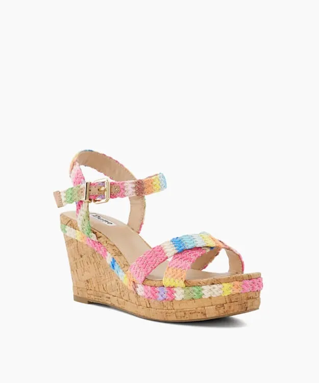 Kelisa Multi BraidedCrossStrap CorkWedge Sandals Dune London Multi Women Dune London Heeled Sandals Kelisa Multi BraidedCrossStrap CorkWedge Sandals Dune London Multi Women Dune London Heeled Sandals