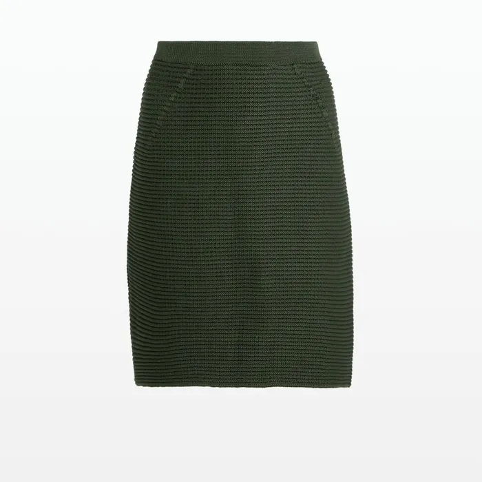 Kelly Olive Crochet Skirt Women Safiyaa Skirts