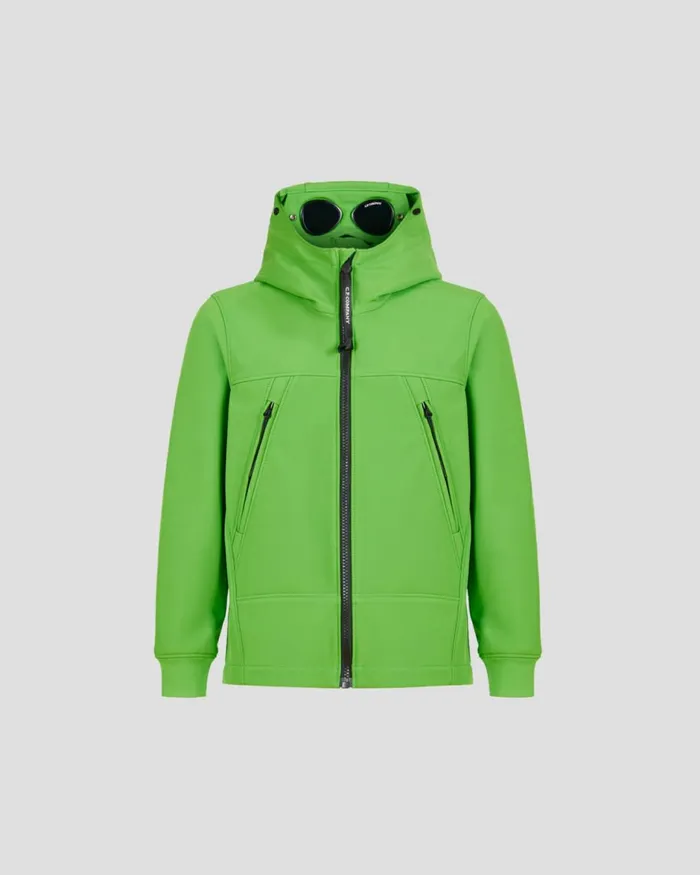 Kids CP Company Clothing 0810 U16 CP ShellR Goggle Jacket Classic Green