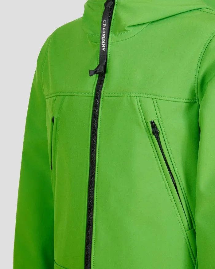 Kids CP Company Clothing 0810 U16 CP ShellR Goggle Jacket Classic Green