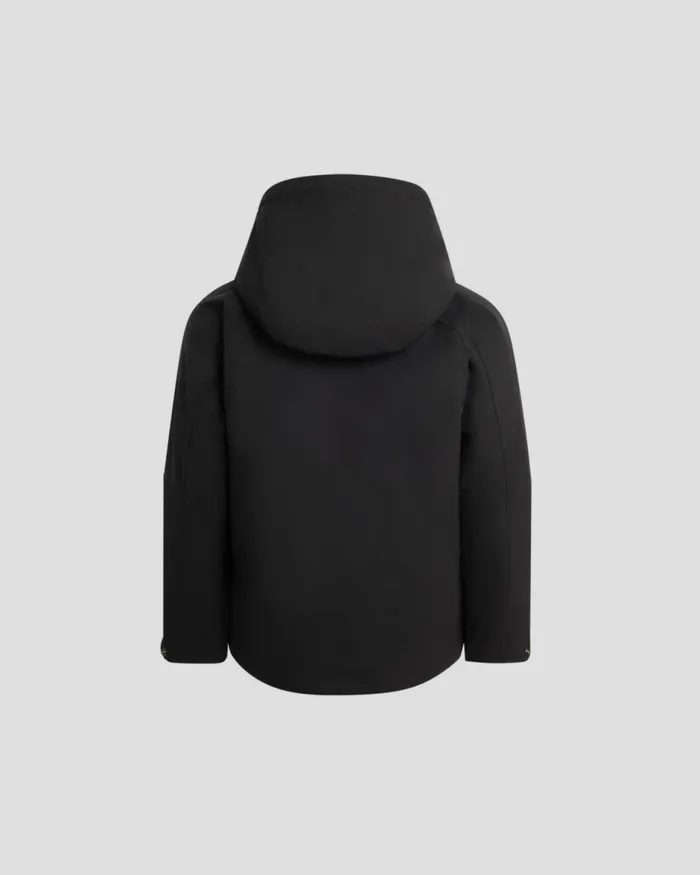 Kids CP Company Clothing 0810 U16 ProTek Hooded Jacket Black