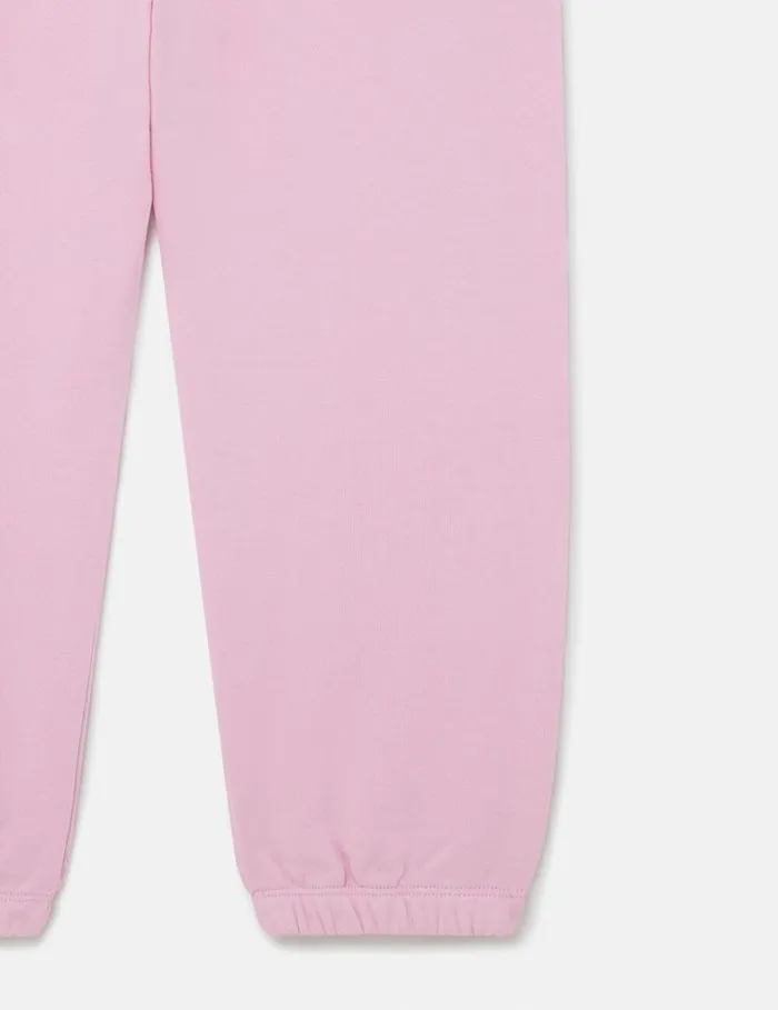 Kids Stella McCartney Pants and Shorts Classic Joggers Pink Kids Stella McCartney Pants and Shorts Classic Joggers Pink