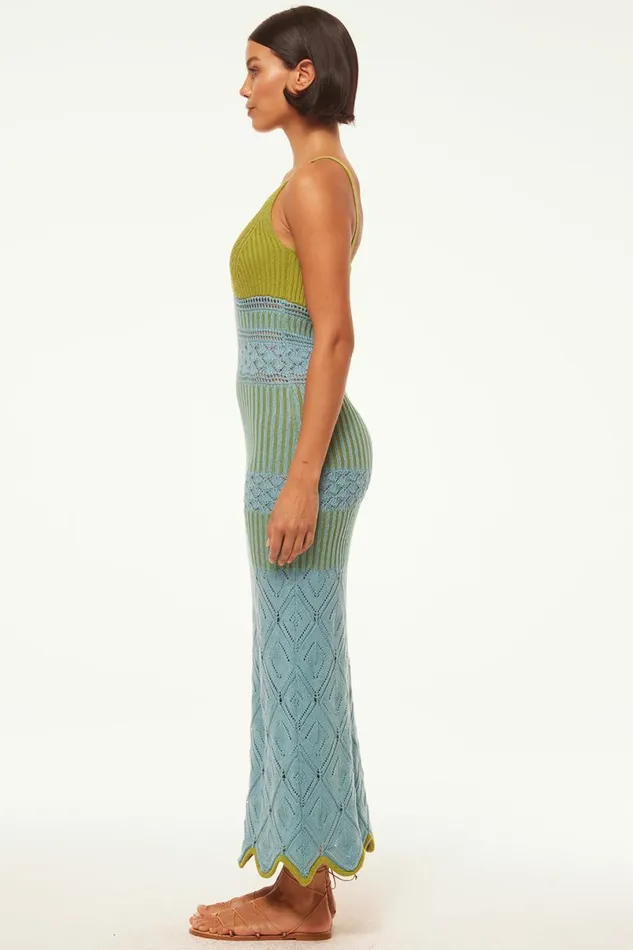 Knits Women MISA Los Angeles SEZEN DRESS Blue