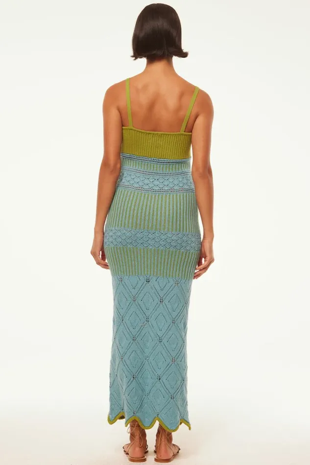 Knits Women MISA Los Angeles SEZEN DRESS Blue