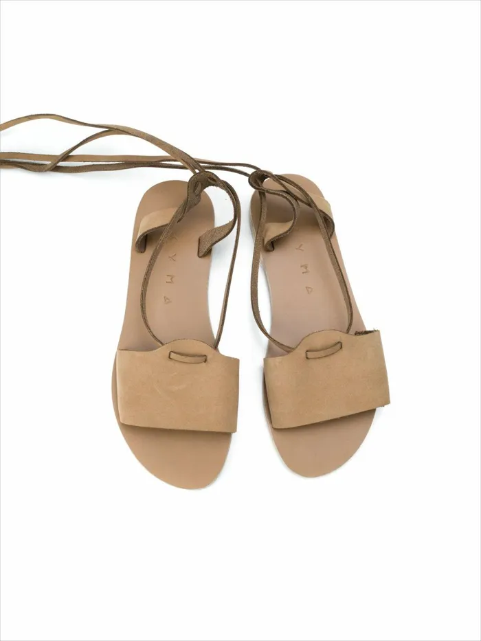 KYMA Amorgos Sandal 8211 Brown Brown Women Faherty Shoes and Socks