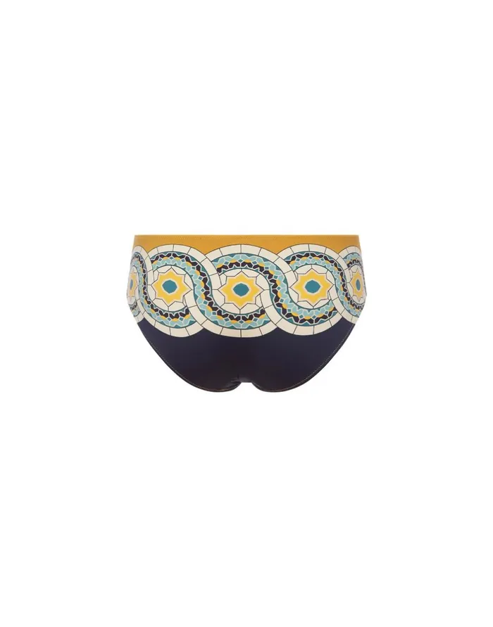 La Double J Boy Brief Mudejar Place Blue In Supreme Lycra Ready To Wear Swimwear La Double J Boy Brief Mudejar Place Blue In Supreme Lycra Ready To Wear Swimwear