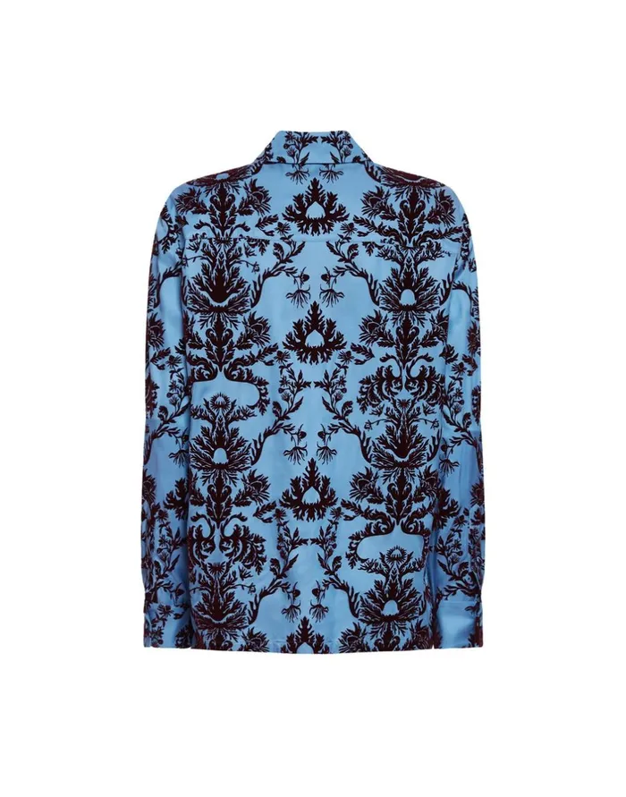 La Double J Boy Shirt Vaudeville Light Blue In Jacquard Ready To Wear Shirts and Tops La Double J Boy Shirt Vaudeville Light Blue In Jacquard Ready To Wear Shirts and Tops