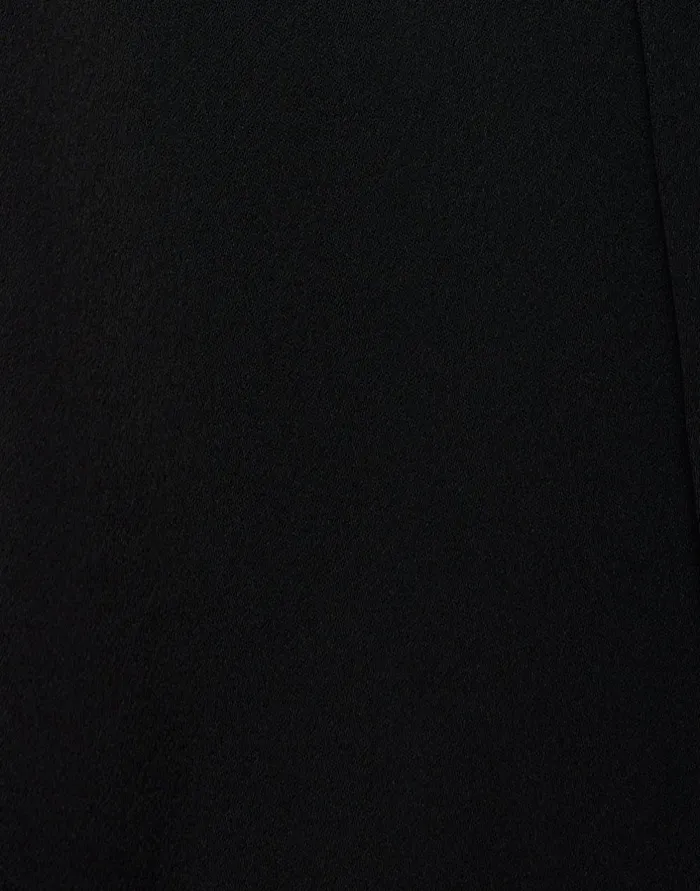 La Double J Brooklyn Pants Solid Black In Sable Satin Ready To Wear Shorts and Pants La Double J Brooklyn Pants Solid Black In Sable Satin Ready To Wear Shorts and Pants