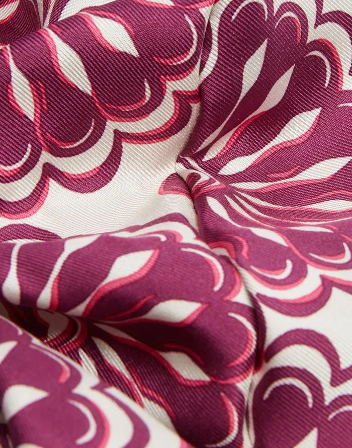 La Double J Giga Scrunchie Fans Purple In Silk Twill Ready To Wear Hair Accessories La Double J Giga Scrunchie Fans Purple In Silk Twill Ready To Wear Hair Accessories