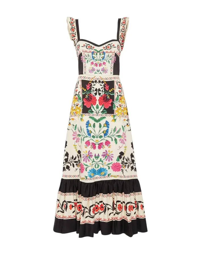 La Double J Gingerbread Dress Plaza Place Ivory In Flat Cotton Stretch Ready To Wear Dresses La Double J Gingerbread Dress Plaza Place Ivory In Flat Cotton Stretch Ready To Wear Dresses