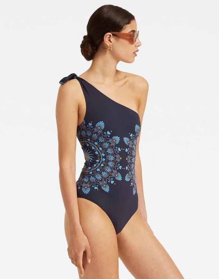 La Double J Goddess Suit Olympus Place Navy In Supreme Lycra Ready To Wear Swimwear La Double J Goddess Suit Olympus Place Navy In Supreme Lycra Ready To Wear Swimwear