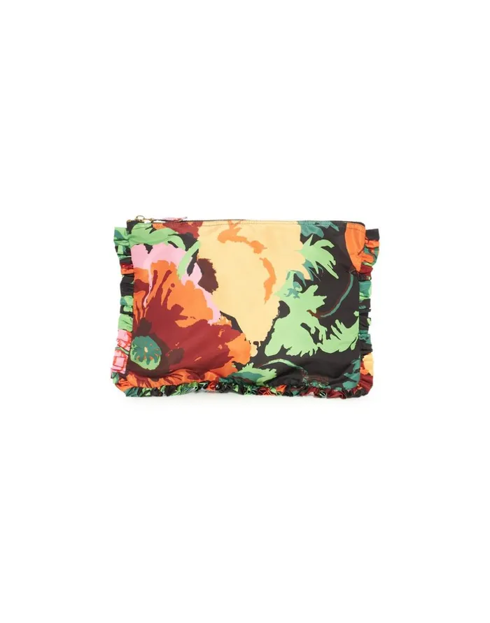 La Double J Hand Pochette Wonderland Black In Light Faille Ready To Wear Bags and Pochettes