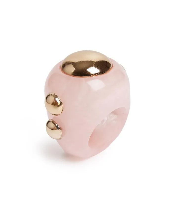 La Double J Hathor Ring Ivory In Acrylic Resin Ready To Wear Jewelry La Double J Hathor Ring Ivory In Acrylic Resin Ready To Wear Jewelry