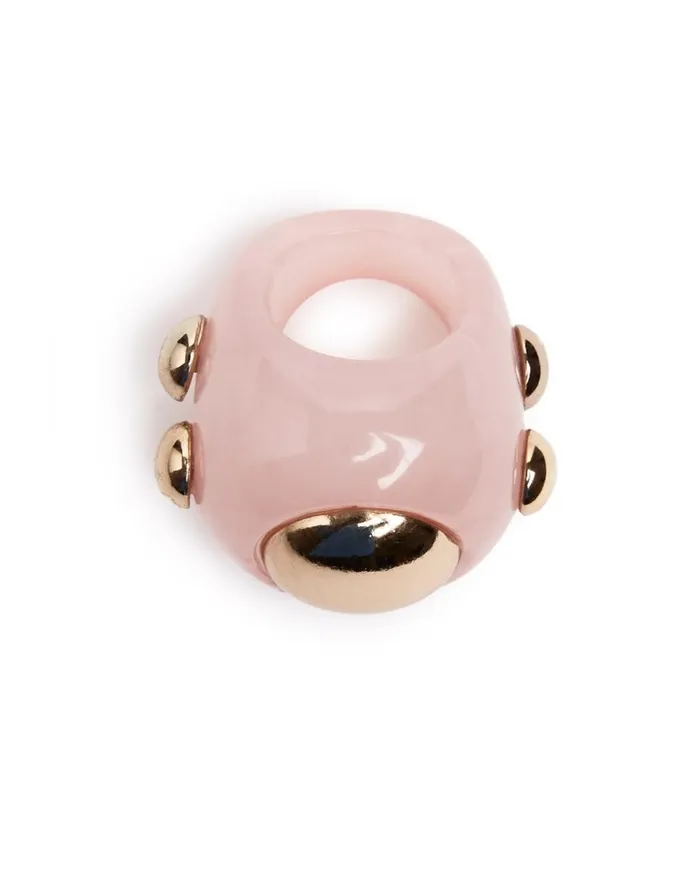 La Double J Hathor Ring Ivory In Acrylic Resin Ready To Wear Jewelry La Double J Hathor Ring Ivory In Acrylic Resin Ready To Wear Jewelry