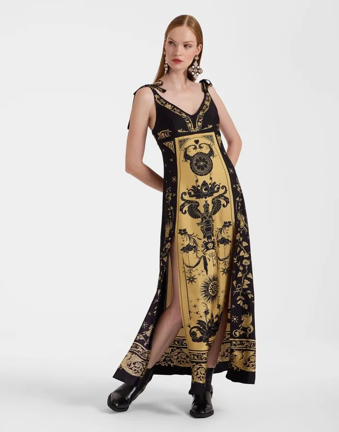 La Double J La Favorita Dress Boboli Place Black In Silk Ready To Wear Dresses La Double J La Favorita Dress Boboli Place Black In Silk Ready To Wear Dresses