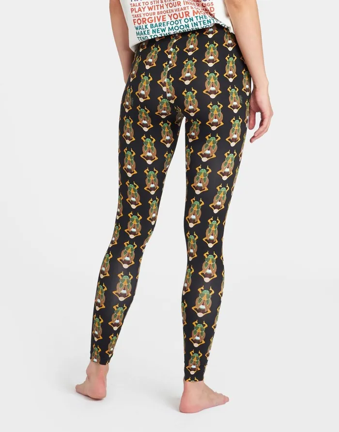 La Double J Leggings Scarab Black In Skinny Jersey Ready To Wear Loungewear La Double J Leggings Scarab Black In Skinny Jersey Ready To Wear Loungewear