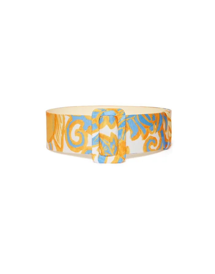 La Double J Medium Belt Anemone Orange In Light Faille Ready To Wear Small Accessories La Double J Medium Belt Anemone Orange In Light Faille Ready To Wear Small Accessories