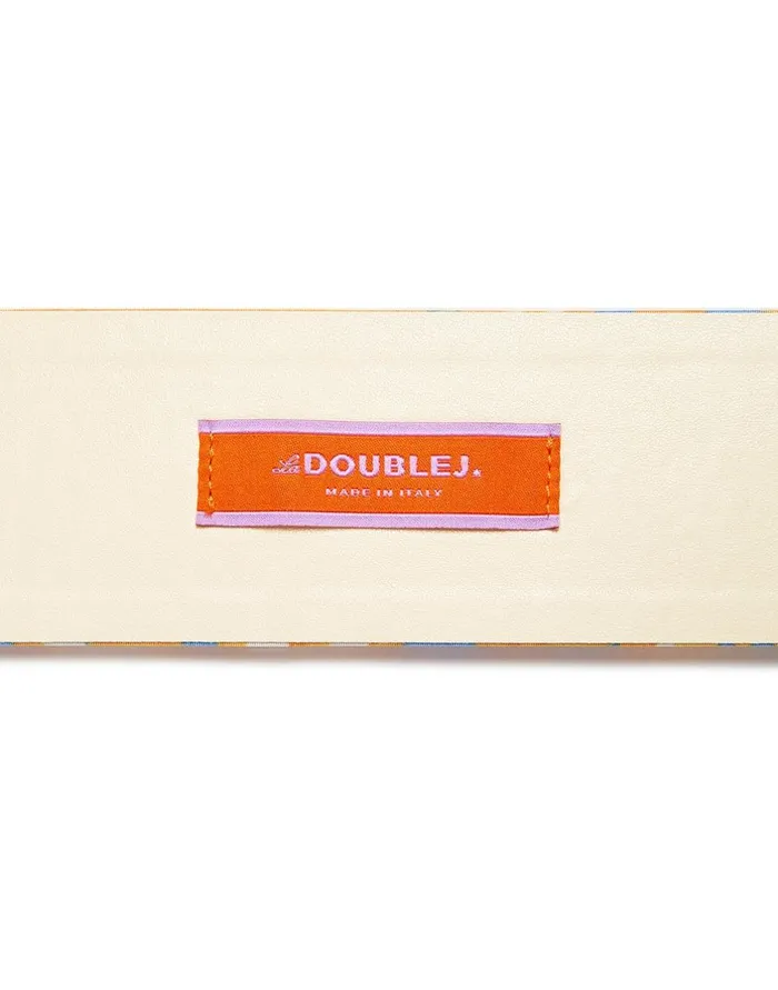 La Double J Medium Belt Anemone Orange In Light Faille Ready To Wear Small Accessories La Double J Medium Belt Anemone Orange In Light Faille Ready To Wear Small Accessories