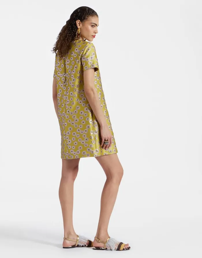 La Double J Mini Swing Dress Margarita In Jacquard Ready To Wear Dresses La Double J Mini Swing Dress Margarita In Jacquard Ready To Wear Dresses