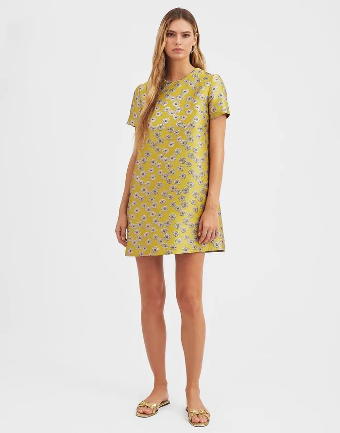La Double J Mini Swing Dress Margarita In Jacquard Ready To Wear Dresses La Double J Mini Swing Dress Margarita In Jacquard Ready To Wear Dresses