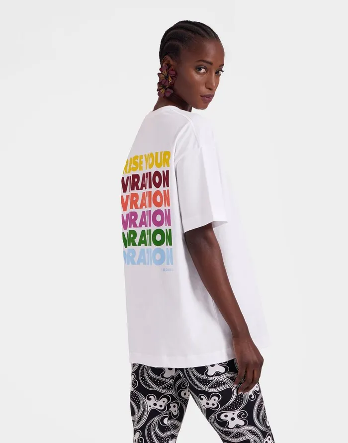 La Double J Raise Your Vibration TShirt Solid Print In Jersey Ready To Wear Tshirts and Sweatshirts La Double J Raise Your Vibration TShirt Solid Print In Jersey Ready To Wear Tshirts and Sweatshirts