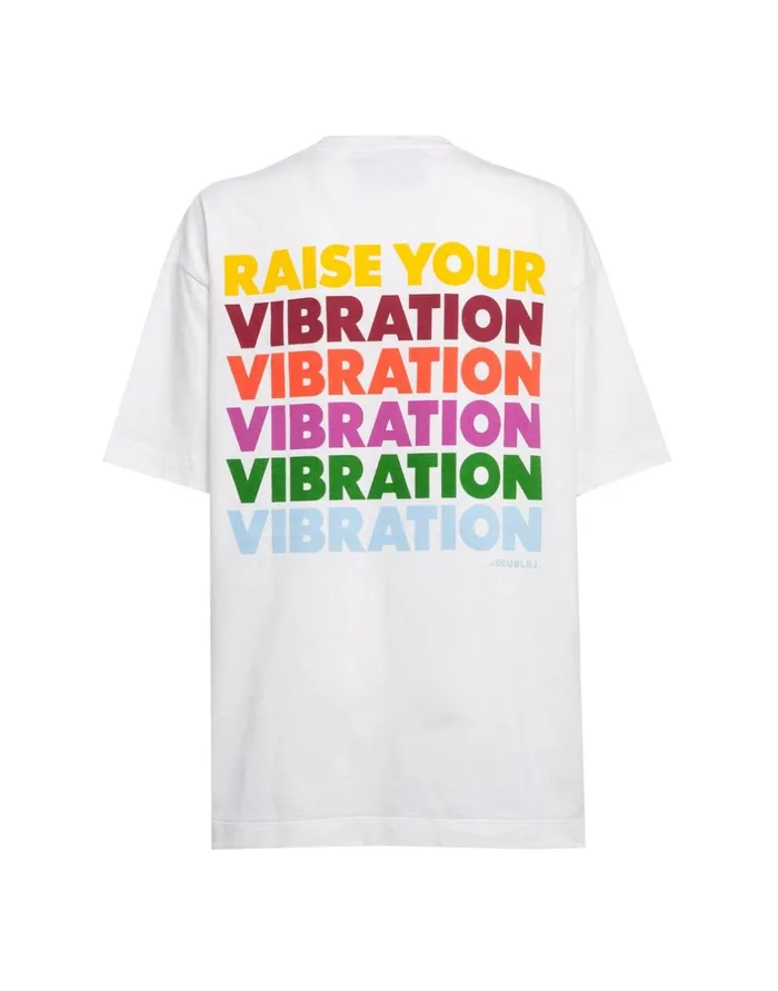 La Double J Raise Your Vibration TShirt Solid Print In Jersey Ready To Wear Tshirts and Sweatshirts La Double J Raise Your Vibration TShirt Solid Print In Jersey Ready To Wear Tshirts and Sweatshirts